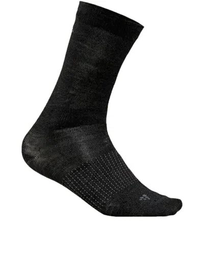 Craft Wool Liner Sock 2-pack In Black