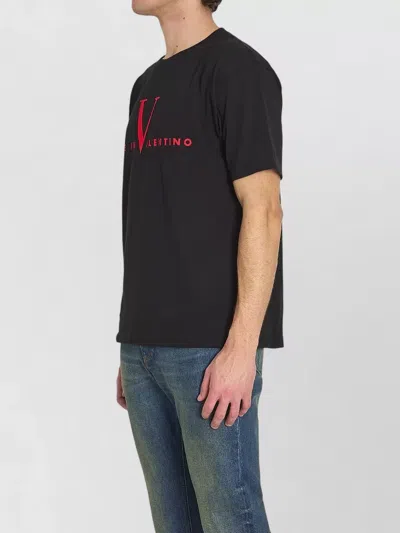 Valentino T-shirt Jersey In Black