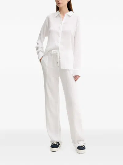Melissa Odabash Drawstring Trousers In White