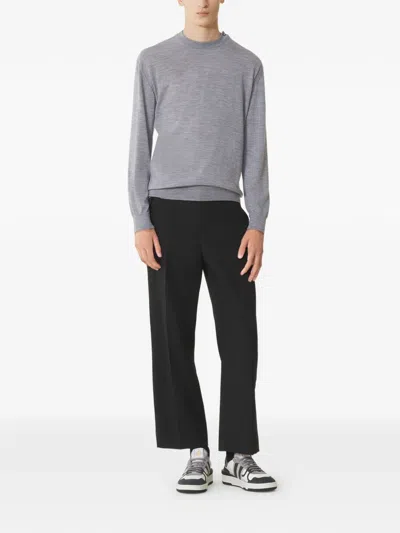 Lanvin Crew-neck Pullover In Gray