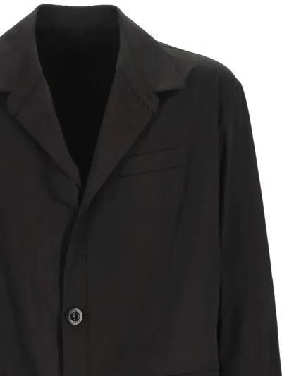Sacai Button Jacket In Black