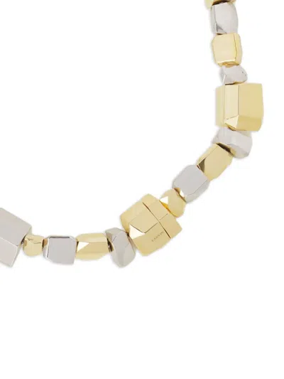 Lanvin Cube Beaded Necklace In Multi