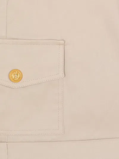 Balmain Cargo Bermuda Shorts In Multi