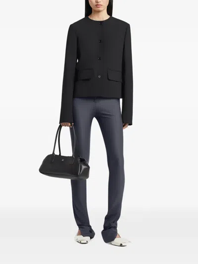 Courrèges Two-pocket Jacket In Black