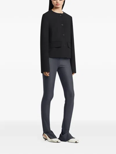Courrèges Two-pocket Jacket In Black