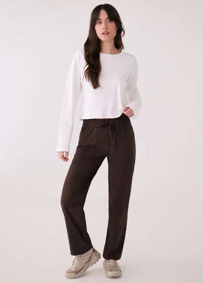Lole Olivie Straight Leg Pants In Brown
