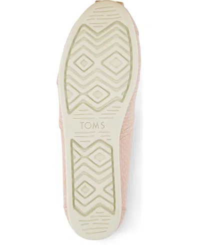 Toms Women's Alpargata Classic Bloom Chambray Dot In Pink