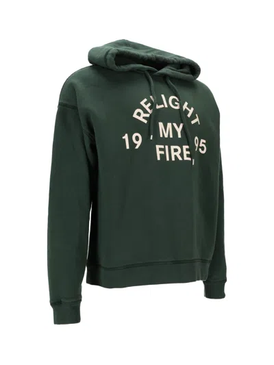 Dsquared2 Dark Green Sweatshirt In Green