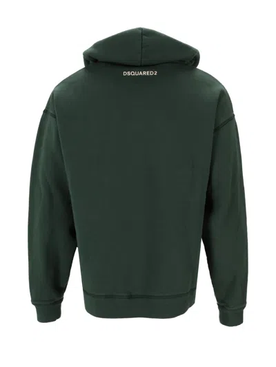 Dsquared2 Dark Green Sweatshirt In Green