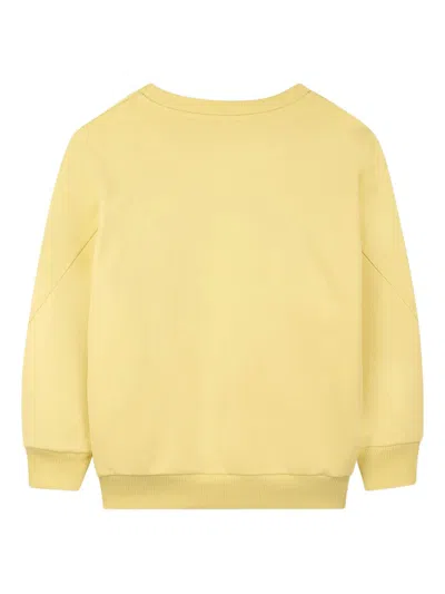 Givenchy Logo Sweatshirt In Yellow