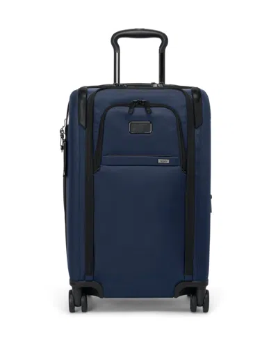 Tumi Navy Alpha Dual Access Expandable Cabin Suitcase 55cm In Blue