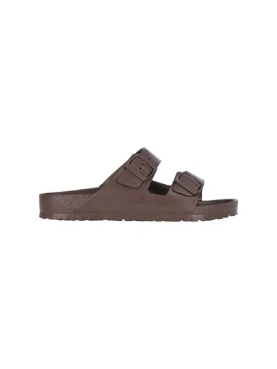 Birkenstock Wide Width Arizona Essentials Eva Sandal In Brown
