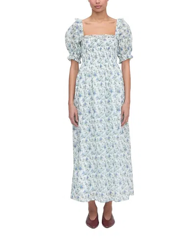 Hill House Home The Scarlett Midi Nap Dress In White