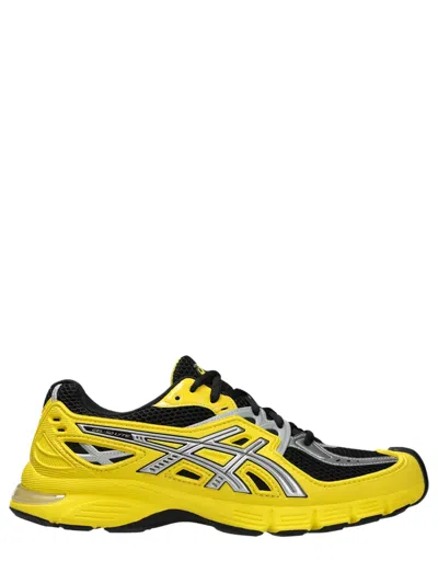 Asics Vibrant Yellow And Black Leather Gel Sd Lite Sneakers In Multi