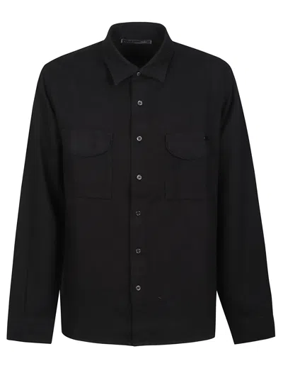 Massimo Osti Studio Patch-pocket Shirt In Black