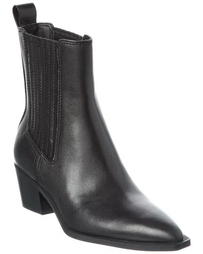 Stuart Weitzman Kai Leather Bootie In Black