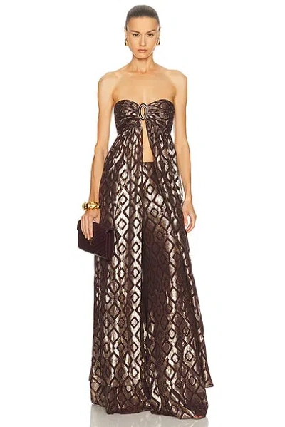 Alexis Izza Top In Brown