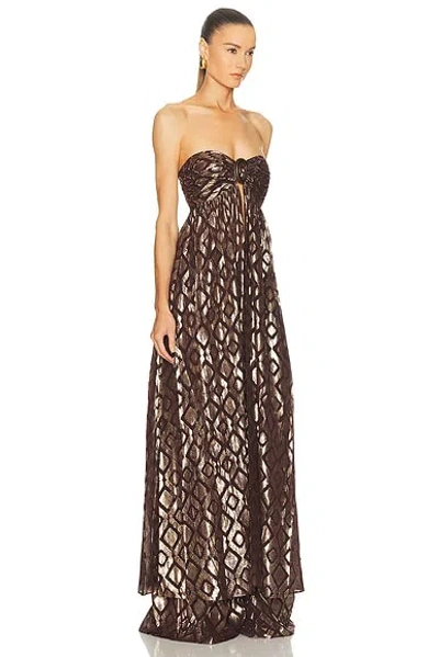 Alexis Izza Top In Brown