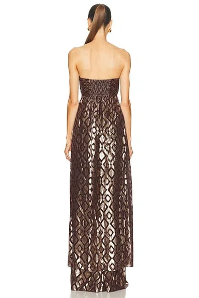 Alexis Izza Top In Brown