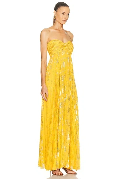 Alexis Soleil Dress Marigold In Yellow