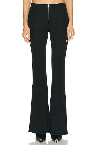 Alexander Wang Stretch Viscose Flared Leg Trousers In Multi