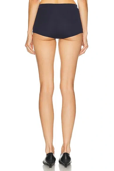 Entire Studios Button Shorts In Blue