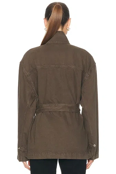 Grlfrnd Logan Jacket In Brown