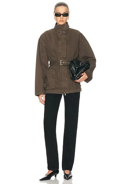 Grlfrnd Logan Jacket In Brown
