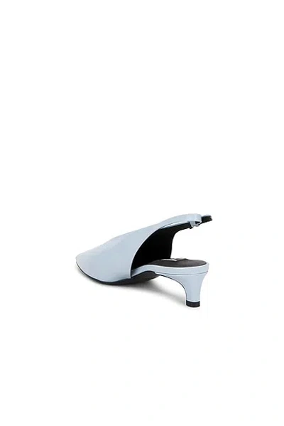 Jil Sander Lightweight Slingback Pumps With Adjustable Strap In Blue