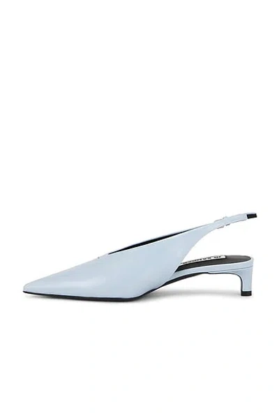 Jil Sander Lightweight Slingback Pumps With Adjustable Strap In Blue