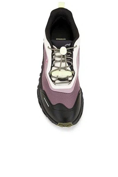 On Cloud 6 Geo Waterproof Rubber-trimmed Mesh Sneakers In Black