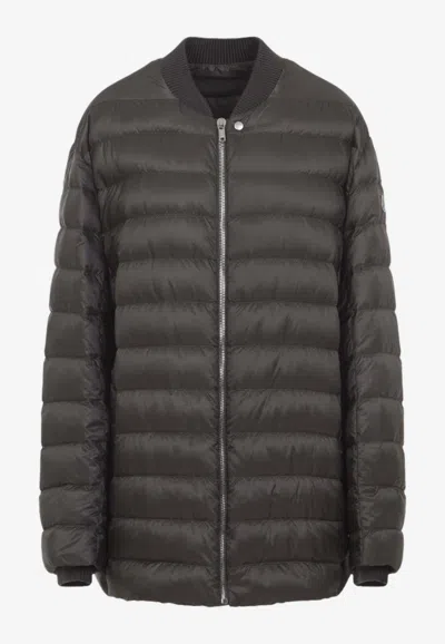 Moncler Genius Moncler Rick Owens Dark Dust Flight Parka In Brown