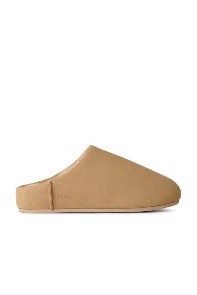 Ugg Chestnut Brown Suede Leather Elea Slip-on Slippers