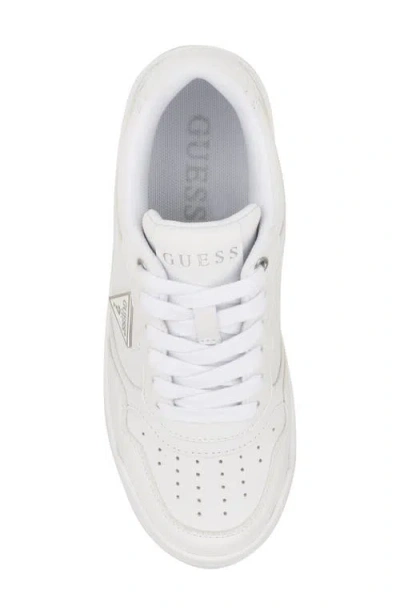 Guess Miram Platform Sneaker In White
