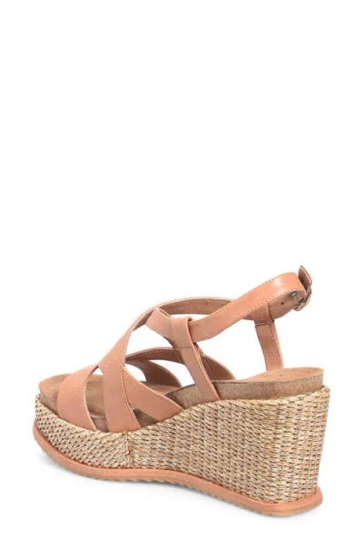 Söfft Devyn Slingback Espadrille Platform Wedge Sandal In Brown
