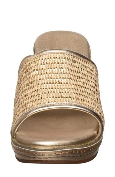 Antelope Donni Platform Wedge Sandal In Multi