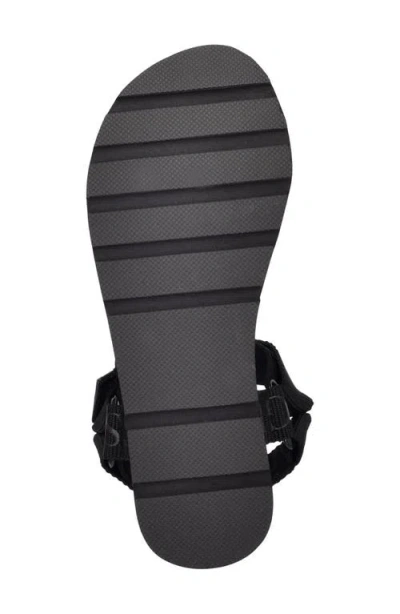 Guess Avin Platform Sandal In Black