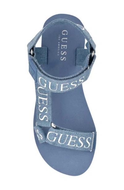 Guess Avin Platform Sandal In Multi