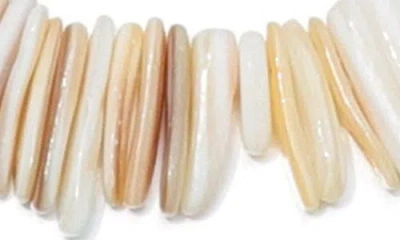 Adornia Shell Pieces Adjustable Necklace In Gold