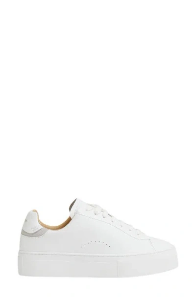 Reiss Francesca Platform Sneaker In White