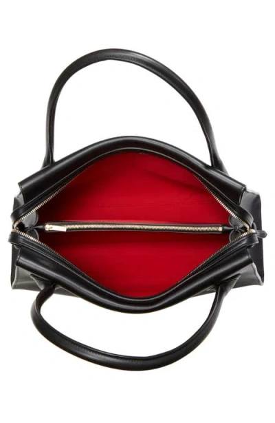 Christian Louboutin Venus Medium Shoulder Bag Structured Top Handles In Black