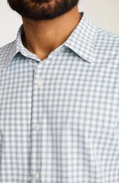 Bonobos Tech Slim Fit Solid Button-up Shirt In Blue