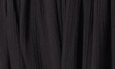 O'neill Piper Smocked Strapless Midi Dress In Black