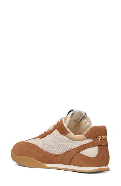 Kate Spade Drift Panelled Lace-up Sneakers In Brown