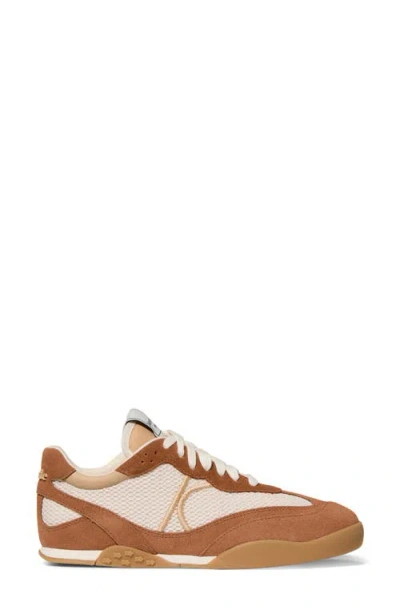Kate Spade Drift Panelled Lace-up Sneakers In Brown