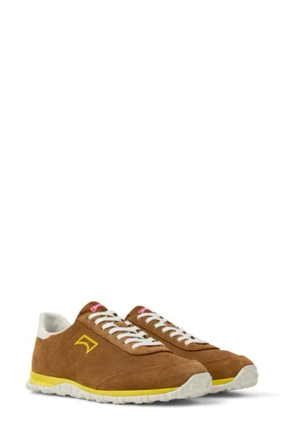 Camper Drift Walk Suede Trainers In Brown