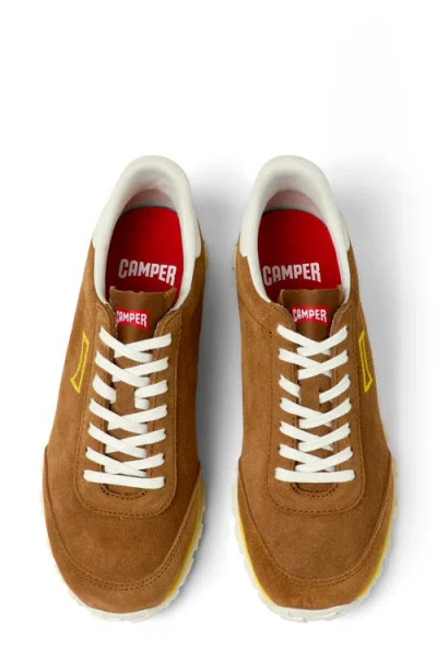 Camper Drift Walk Suede Trainers In Brown