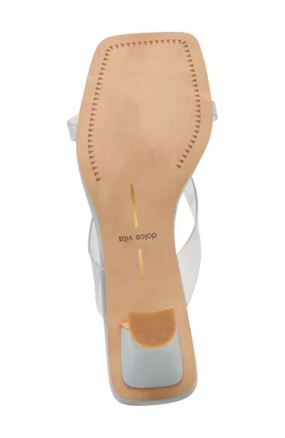 Dolce Vita Brevel Vinyl Translucent Strap Sandal In Multi