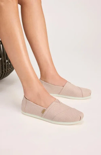 Toms Women's Alpargata Classic Bloom Chambray Dot In Pink