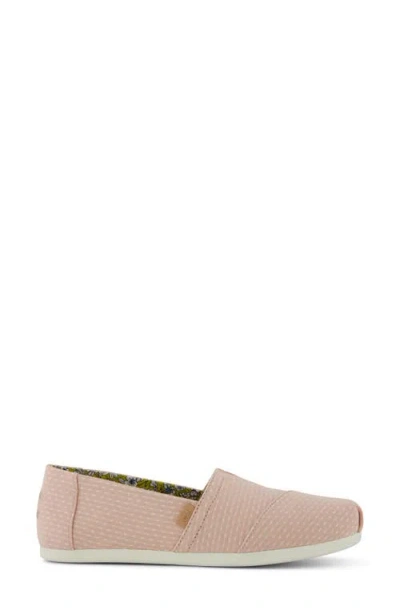 Toms Women's Alpargata Classic Bloom Chambray Dot In Pink